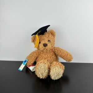 Amscan Graduation Gift Teddy Bear 10” Grad Cap Tassel Diploma Plush Stuffed